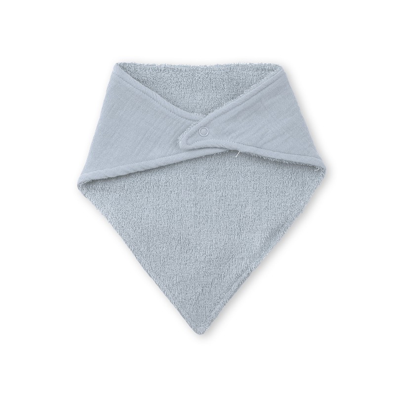 BABERO BAMBU BANDANA 00310-73 AZUL GRISACEO INTERBABY