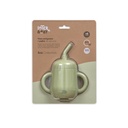 VASO ANTIDERRAME SILICONA SI007-74 VERDE OLIVA INTERBABY