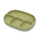 PLATO MAS TAPA SILICONA SI008-74 VERDE OLIVA INTERBABY