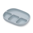 PLATO MAS TAPA SILICONA SI008-73 AZUL GRISACEO INTERBABY