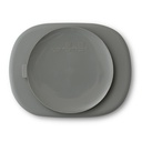 PLATO MAS TAPA SILICONA SI008-76 GRIS PETROLEO INTERBABY