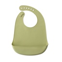 BABERO SILICONA SI002-74 VERDE OLIVA INTERBABY