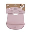 BABERO SILICONA SI002-66 ROSA MAQUILLAJE INTERBABY