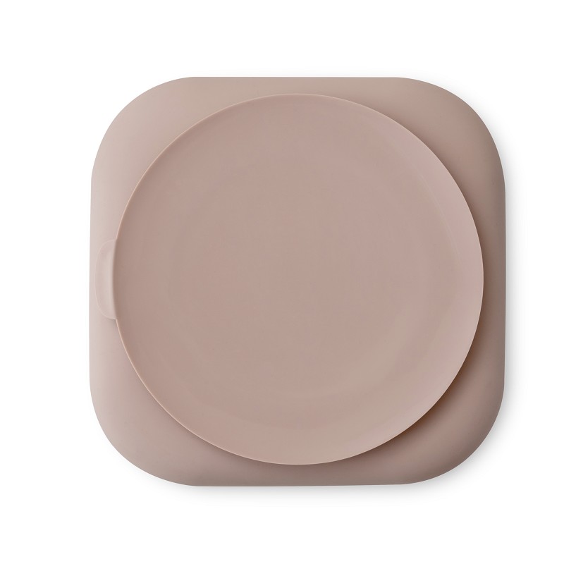 PLATO LLANO SILICONA SI005-66 ROSA MAQUILLAJE INTERBABY