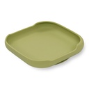 PLATO LLANO SILICONA SI005-74 VERDE OLIVA INTERBABY