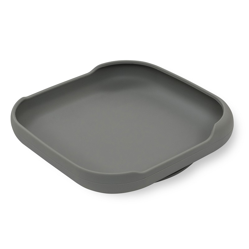 PLATO LLANO SILICONA SI005-76 GRIS PETROLEO INTERBABY