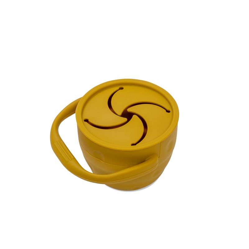 PORTA SNACKS SILICONA SI006-75 OCRE TIERRA INTERBABY