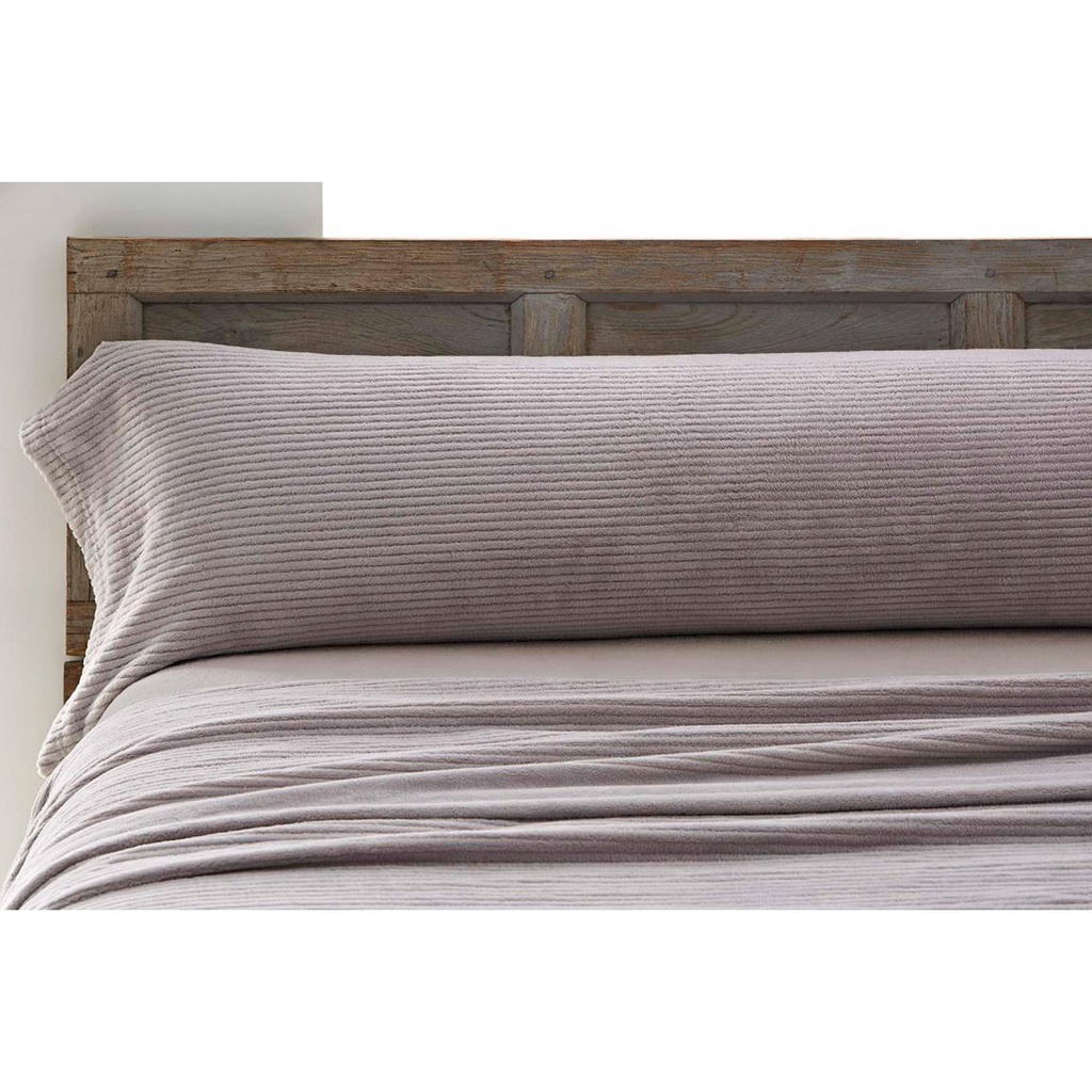 JUEGO DE SABANAS CORALINA 965 GRIS BURRITO BLANCO