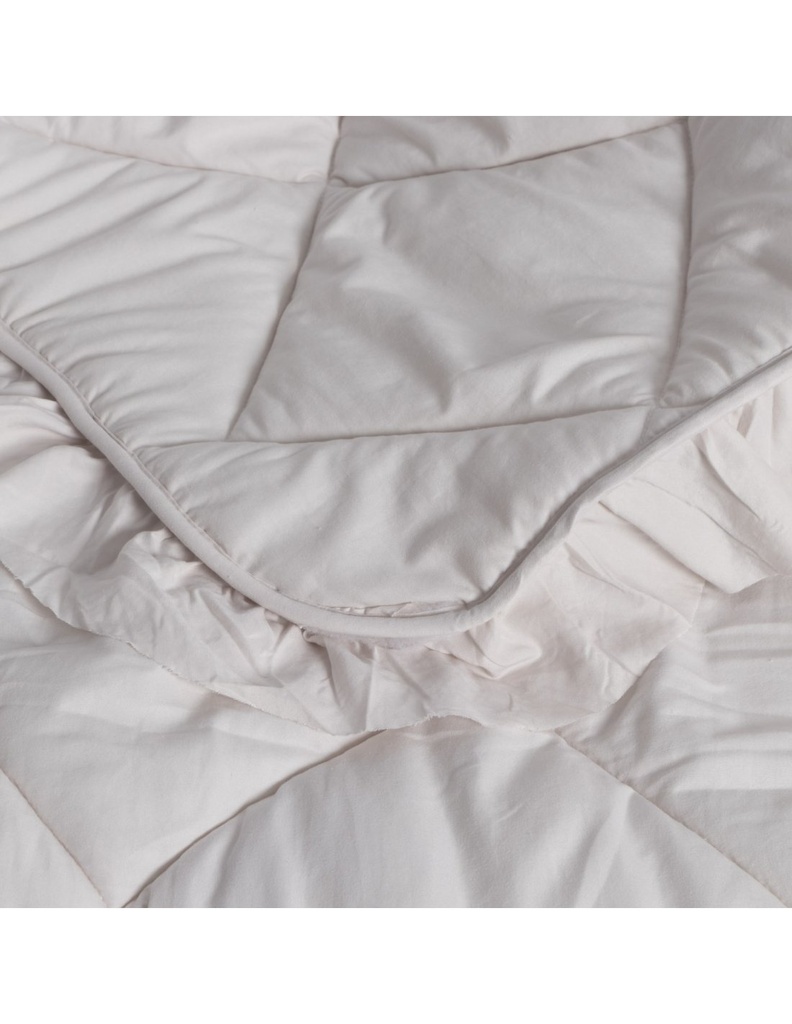 EDREDON LULU BEIGE DON ALGODON