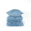 EDREDON SHERPA FLOU 150CM AZUL KARAMELO