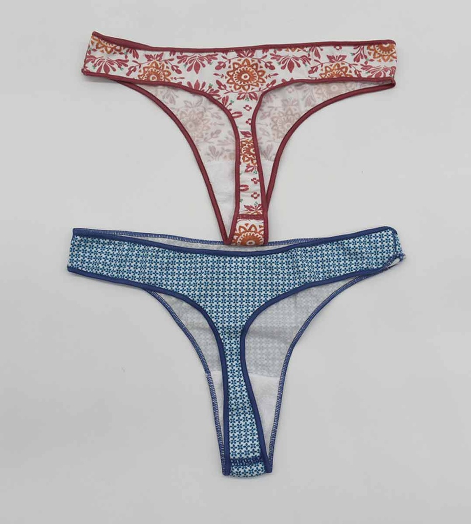 BRAGA TANGA BAJO FANTASIA PACK 2 ALG. 670 NAIARA
