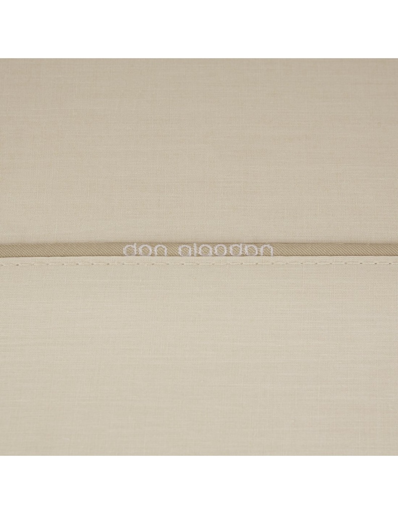 FUNDA DE ALMOHADA 180 HILOS BEIGE DON ALGODON