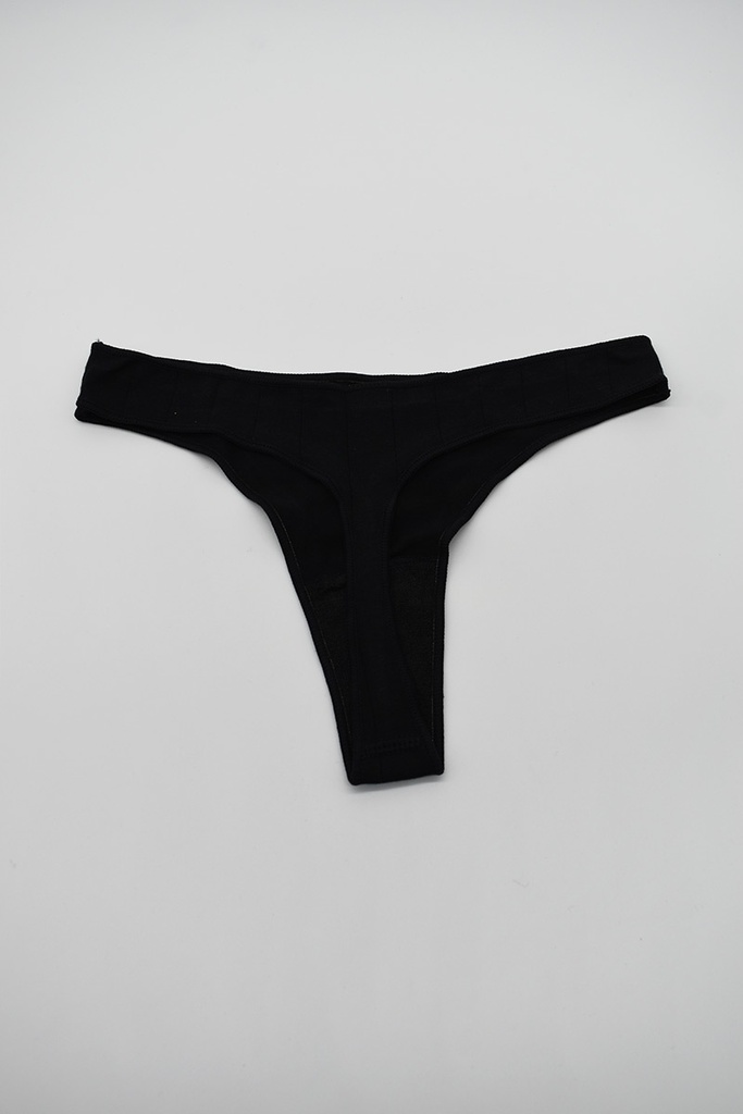 BRAGA TANGA LISTA INVISIBLE ALGODON 214 NEGRO NAIARA