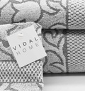 JUEGO DE TOALLAS 3PZ TULIPA GRIS OSCURO VIDAL HOME