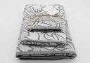 JUEGO DE TOALLAS 3PZ TULIPA GRIS OSCURO VIDAL HOME