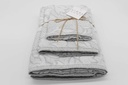 JUEGO DE TOALLAS 3PZ TULIPA GRIS CLARO VIDAL HOME