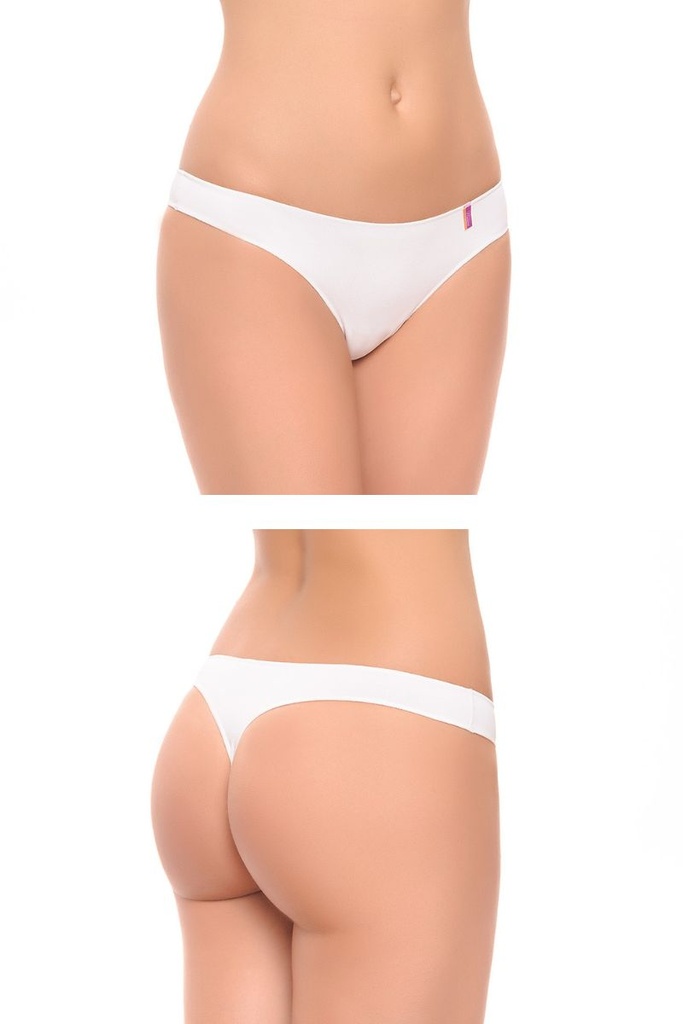 BRAGA TANGA BAJO LISO PACK 2 ELASTAN TALLA ÚNICA 870 TIERRA NAIARA