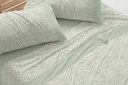 JUEGO DE SABANAS TELA 528 LAUREL BURRITO BLANCO