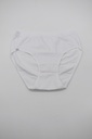 BRAGA BIKINI LISO ALGODÓN ELASTAN 206 BLANCO NAIARA