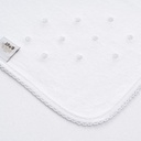 GASA BORDADA BODOQUE BLANCO INTERBABY