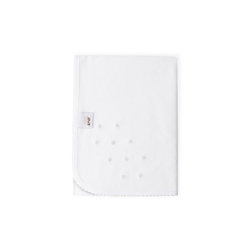 GASA BORDADA BODOQUE BLANCO INTERBABY
