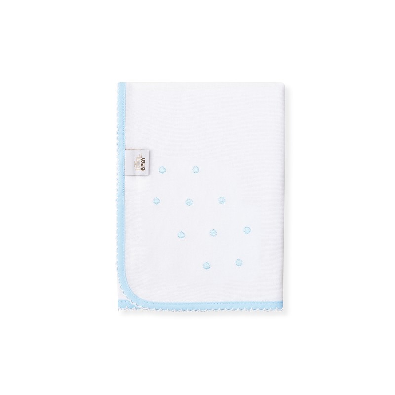 GASA BORDADA BODOQUE 98990-01 AZUL INTERBABY