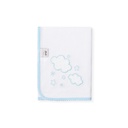 GASA BORDADA NUBES 98992-01 AZUL INTERBABY