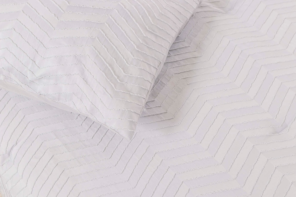 COLCHA BOUTI TEBA BLANCO DON ALGODON