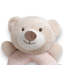 SONAJERO PELUCHE OSITO ROSA INTERBABY