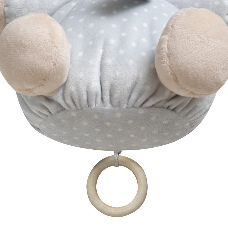 PELUCHE MUSICAL OSITO GRIS INTERBABY