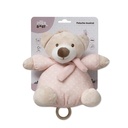 PELUCHE MUSICAL OSITO ROSA INTERBABY