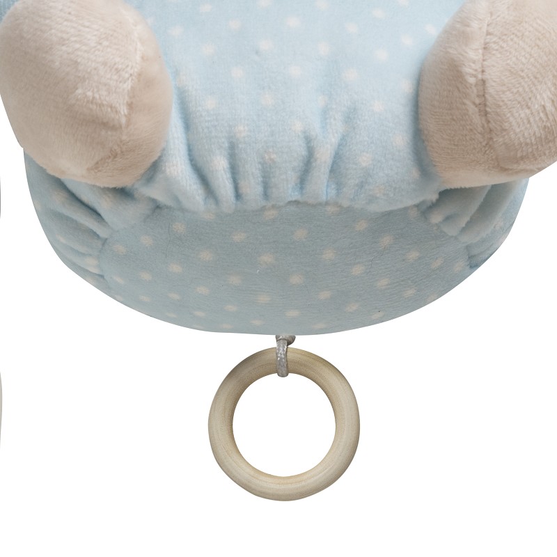 PELUCHE MUSICAL OSITO AZUL INTERBABY