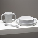 VAJILLA APRENDIZAJE SET42-76 GRIS PETROLEO INTERBABY