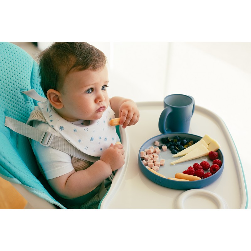 VAJILLA APRENDIZAJE SET42-73 AZUL GRISACEO INTERBABY