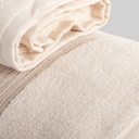 JUEGO DE TOALLAS JACQUARD RODAS BEIGE DON ALGODON