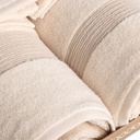 JUEGO DE TOALLAS JACQUARD RODAS BEIGE DON ALGODON