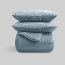 EDREDON JACQUARD ANIA VERDE KARAMELO