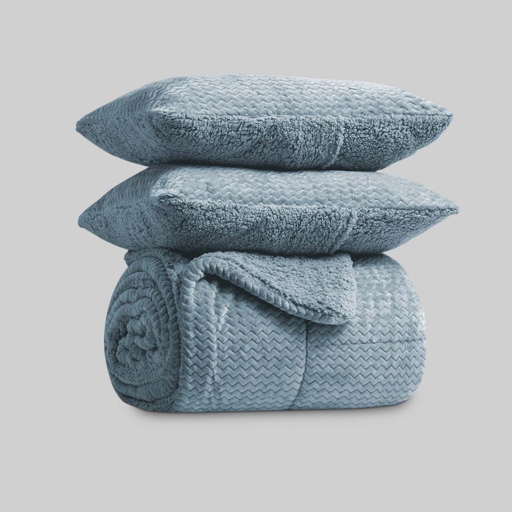 EDREDON JACQUARD ANIA VERDE KARAMELO