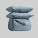 EDREDON JACQUARD ANIA VERDE KARAMELO