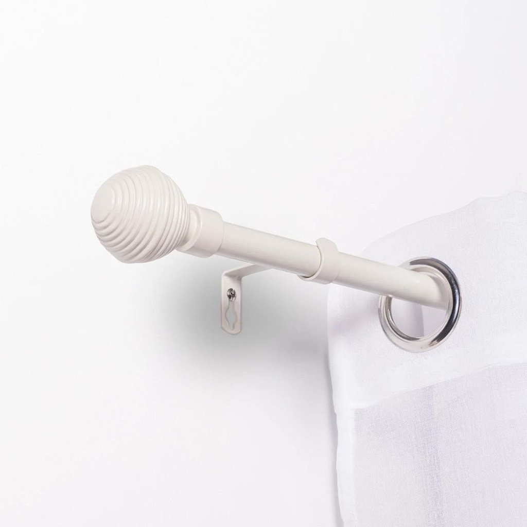 BARRA CORTINA CLOE BLANCO 120X210 EDEN