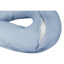 ALMOHADA LACTANCIA ASTRID/VIGGO 65X55 AZUL DON ALGODON