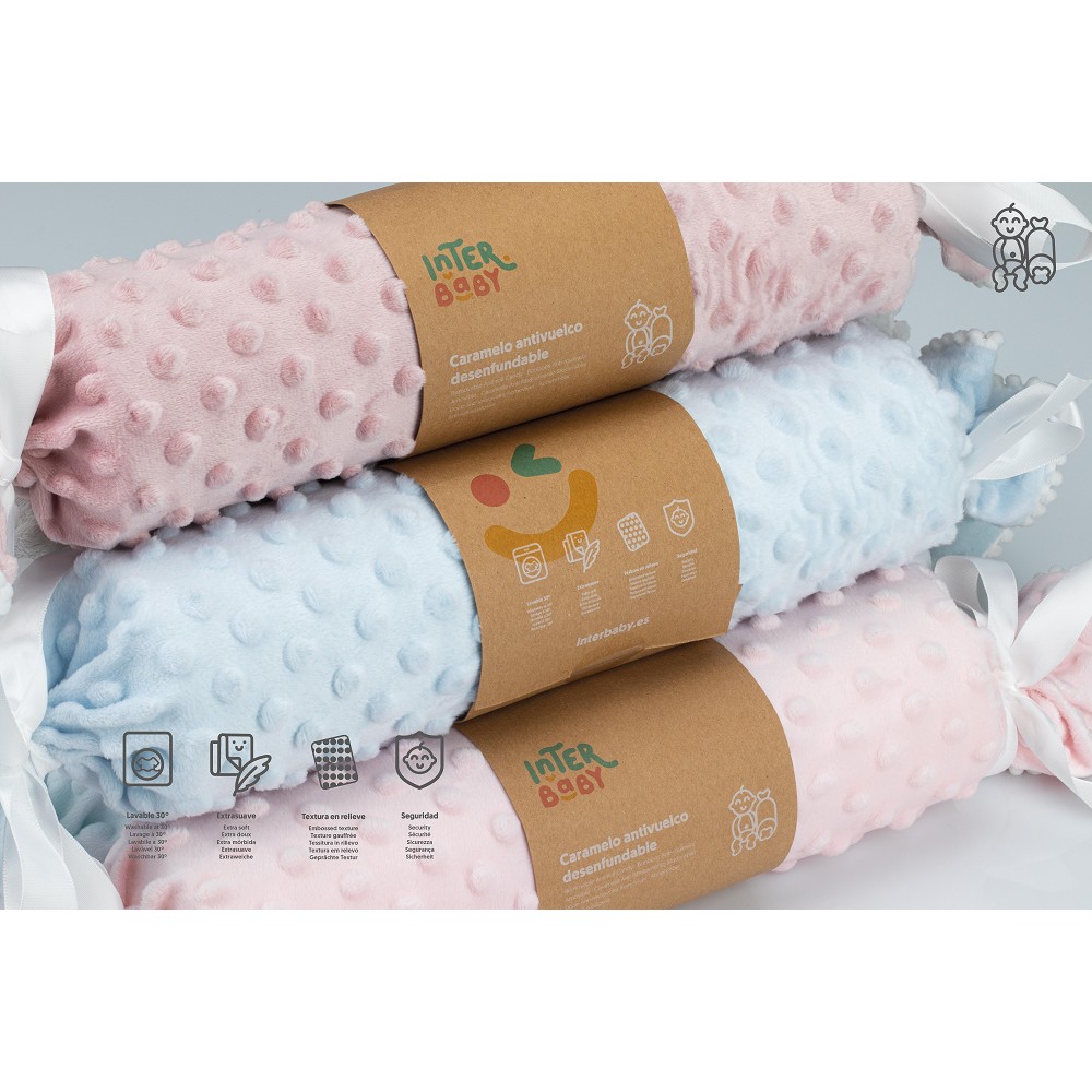 COJIN ANTIVUELCO BURBUJAS 956 ROSA INTERBABY