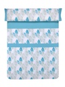 JUEGO DE SABANAS TELA P24 TURQUESA MORA