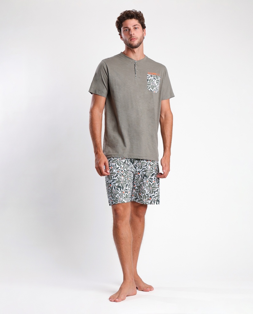 PIJAMA HOMBRE 62148 CAQUI LOIS