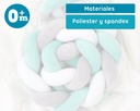 PROTECTOR PARA CUNA 150CM 3179 MENTA KIOKIDS