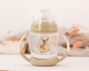 TAZA APRENDIZAJE 270ML STEP 1 CIERVO 4261 BEIGE KIOKIDS