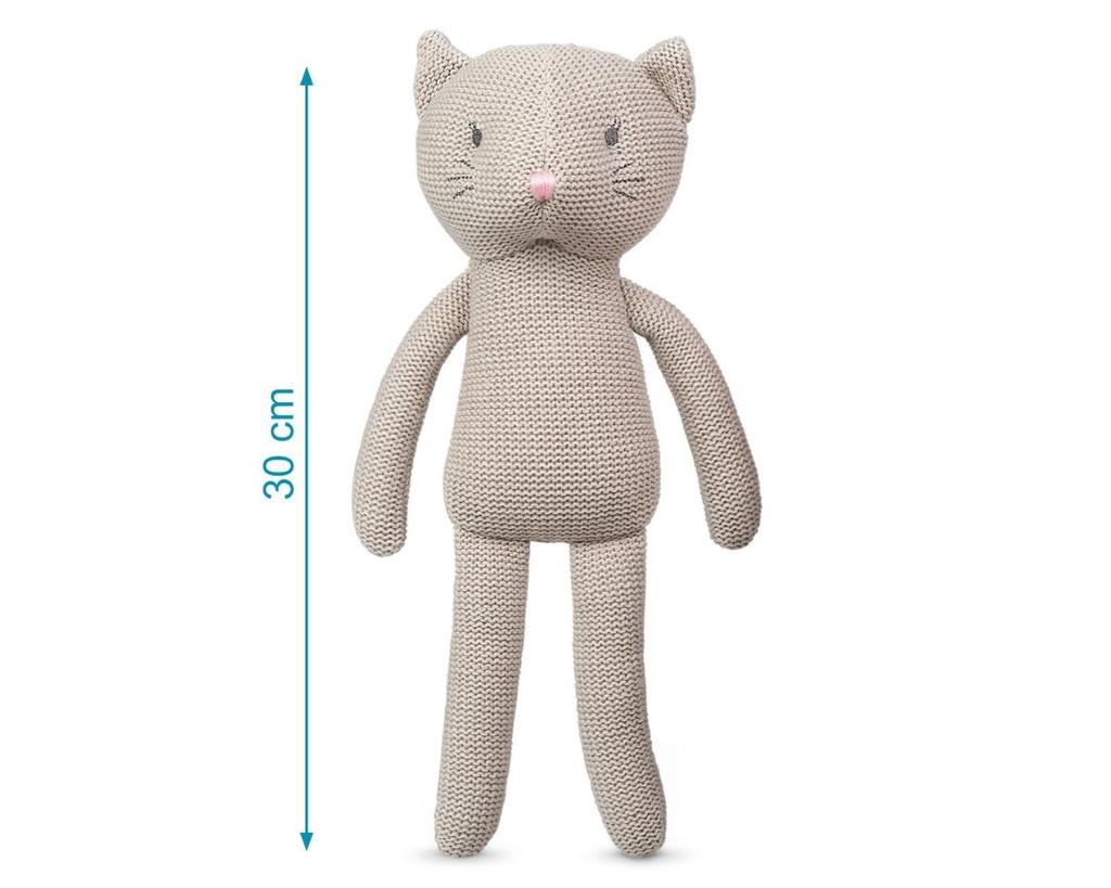 PELUCHE ALGODÓN GATO 30CM 3106 KIOKIDS