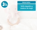 PELUCHE MORDEDOR ALGODÓN ELEFANTE 13CM 3428 ROSA KIOKIDS