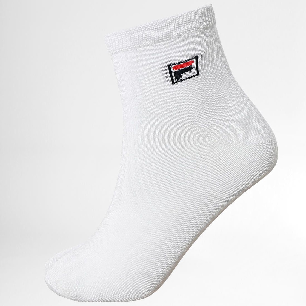 PACK 3 CALCETINES TOBILLEROS ADULTO HILO ESCOCIA F1763 BLANCO FILA