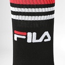 PACK 3 CALCETINES ALTOS UNISEX F9090 NEGRO FILA